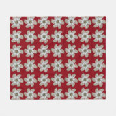 Oyster Fleece Blanket - Ontwerp een rood Deken (Voorkant (Horizontaal))