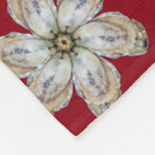 Oyster Fleece Blanket - Ontwerp een rood Deken (Hoek)