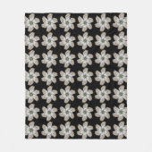 Oyster Fleece Blanket - ontwerp zwart (Voorkant)