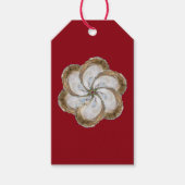 Oyster Flower Gift Label - Design C Cadeaulabel (Voorkant)