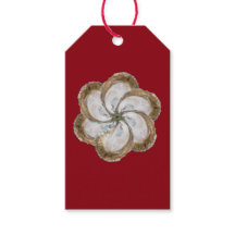 Oyster Flower Gift Label - Design C