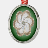 Oyster Flower Ornament - Design C (Links)
