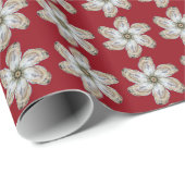 Oyster Flower Wrapping Paper - Design A Cadeaupapier (Rol Hoek)