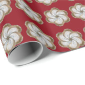 Oyster Flower Wrapping Paper - Design C Cadeaupapier (Rol Hoek)