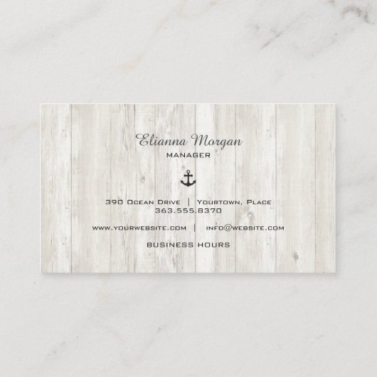 Oyster Gebraden zeevruchten Nautische Voedsel Serv Visitekaartje (Achterkant)