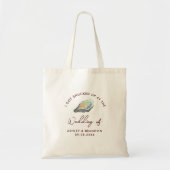 Oyster I Got Shucked Up Wedding Favor Tote Bag (Voorkant)