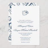 Oyster Invitation V2 - Geen grens Kaart (Voorkant / Achterkant)
