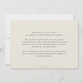 Oyster JD Law Scales + Laurel Afstuderen Foto Aankondiging (Achterkant)