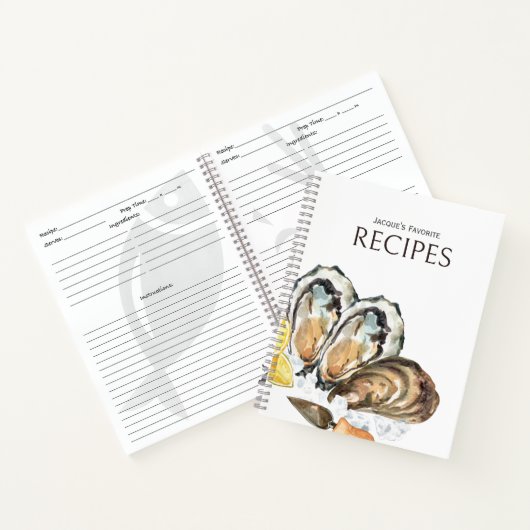 Oyster Love Recipe Journal Notitieboek (Binnen)