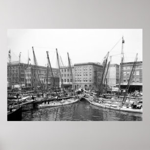 Oyster Luggers Poster