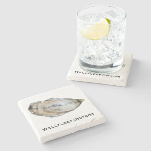 Oyster Marble Onderzetter - Design A