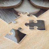 Oyster Mushroom Fun House Mirror Style Legpuzzel (Zijkant)