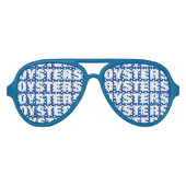 Oyster obsessie party schaduwen. Zee zonnebrillen (Voorkant)