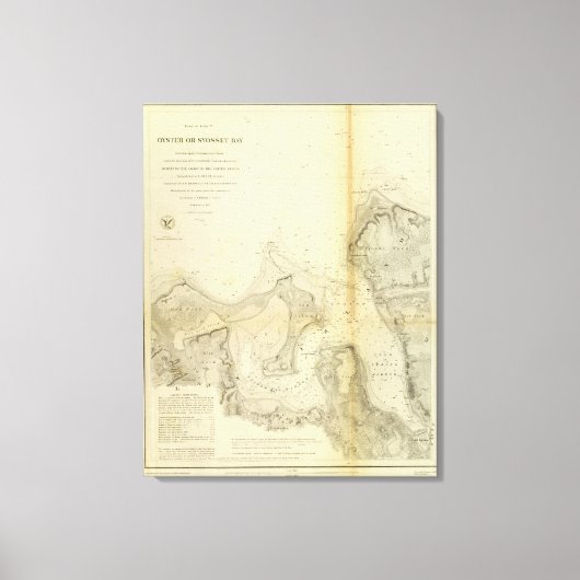 Oyster of Syosset Bay Canvas Afdruk (Voorkant)