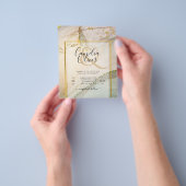 Oyster Parel Goud TROUW Alcohol Ink Abstract Flyer (Hand)