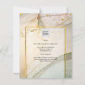 Oyster Parel Goud TROUW Alcohol Inkt Abstract (Achterkant)