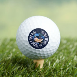 OYSTER Parel van Grote Waarde Aangepaste Christeli Golfballen