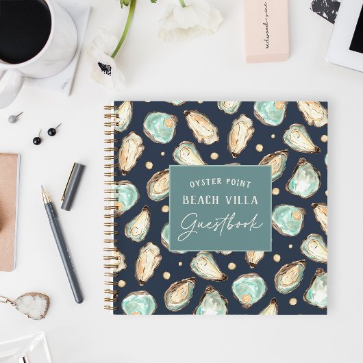 Oyster & Pearl Beach House Vacation Rental Guest Notitieboek