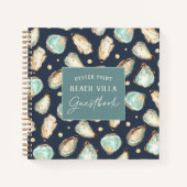 Oyster & Pearl Beach House Vacation Rental Guest Notitieboek (Voorkant)