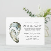 Oyster Pearl Birthday Party | Dubbele oesters Kaart (Staand voorkant)