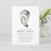 Oyster Pearl Feest | Opal Stijl Kaart (Staand voorkant)