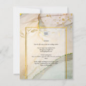 Oyster Pearl Gold WEDDING Alcohol Inkt Abstract (Achterkant)