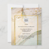 Oyster Pearl Gold WEDDING Alcohol Inkt Abstract (Achterkant)