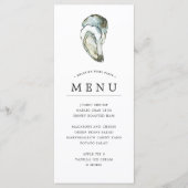 Oyster Pearl Party | Dual Oysters Opal Thema Menu (Voorkant)