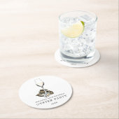 Oyster Pearl Party Ronde Kartonnen Onderzetter (Insitu)