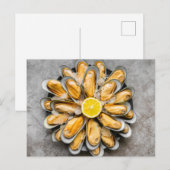 Oyster Platter Briefkaart (Voorkant / Achterkant)
