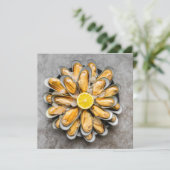 Oyster Platter Kaart (Staand voorkant)