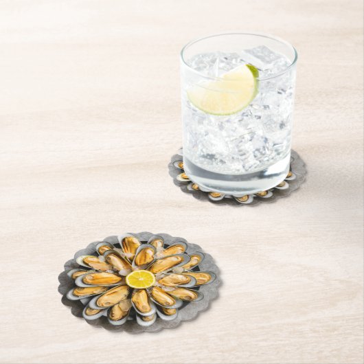 Oyster Platter Kartonnen Onderzetters (Insitu)