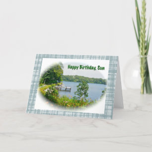Oyster Pond Scene Son Birthday Card Kaart