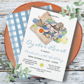 Oyster Roast Bake Party Invitation Kaart