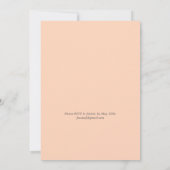 Oyster Roast Birthday Party | Perzikstrips Kaart (Achterkant)