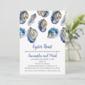 Oyster Roast Bruids Douche Uitnodiging (Staand voorkant)