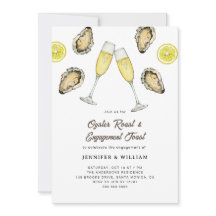 Oyster Roast Champagne Engagement 