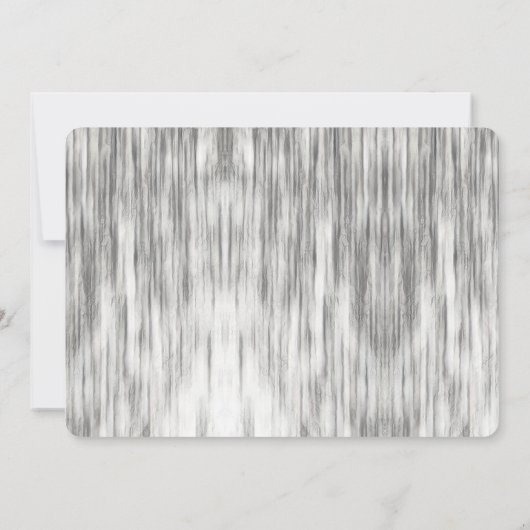 Oyster Roast Couples Shower Black and White Kaart (Achterkant)