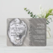 Oyster Roast Couples Shower Kaart (Staand voorkant)