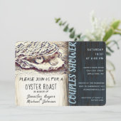 Oyster Roast Couples Shower Kaart (Staand voorkant)