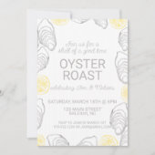 Oyster Roast Engagement Party Kaart (Voorkant)