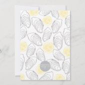 Oyster Roast Engagement Party Kaart (Achterkant)