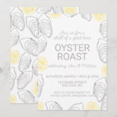 Oyster Roast Engagement Party Kaart (Voorkant / Achterkant)