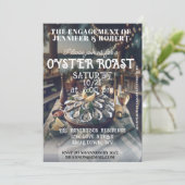 Oyster Roast Invitation Kaart (Staand voorkant)