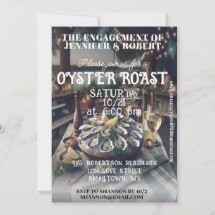 Oyster Roast Invitation Kaart
