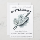  Oyster Roast Invitation Sjabloon Kaart (Voorkant)