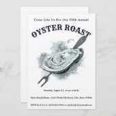  Oyster Roast Invitation Sjabloon Kaart (Voorkant / Achterkant)
