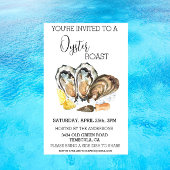 Oyster Roast Invitation Waterverf Cookout Kaart