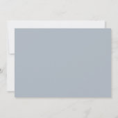 Oyster Roast Party Invitation in Light Grey Kaart (Achterkant)
