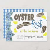 Oyster Roast Party uitnodiging (Voorkant / Achterkant)